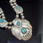 Vintage Squash Blossom and Earrings Sterling Silver
By Lee Thompson