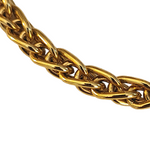 Monet Wheat Spiga Link Gold Plated Vintage Necklace
