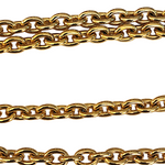 Park Lane 55" Opera Curb Link Gold Plated Vintage Necklace