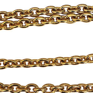 Park Lane 55" Opera Curb Link Gold Plated Vintage Necklace