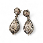 Vintage Sterling Silver 925 India Earrings by Doug Paulus | Artisan Signed dP Design