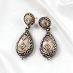 Vintage Sterling Silver 925 India Earrings by Doug Paulus | Artisan Signed dP Design