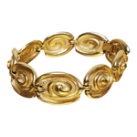 Etruscan Gold Plated Vintage Bracelet Signed