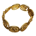 Etruscan Gold Plated Vintage Bracelet Signed