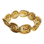 Etruscan Gold Plated Vintage Bracelet Signed