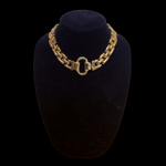 Panther Link Gold Plated Necklace