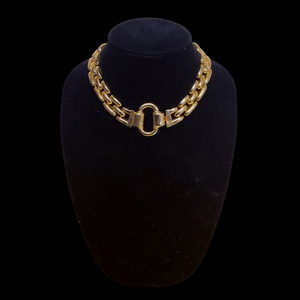 Panther Link Gold Plated Necklace