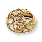 MMA Metropolitan Museum of Arts Gold Plated Dragon Brooch Pin