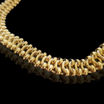 TRIFARI Gold Plated Link Vintage Necklace