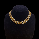 Panther Link Gold Plated Necklace