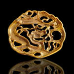 MMA Metropolitan Museum of Arts Gold Plated Dragon Brooch Pin