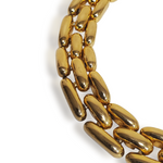 Panther Link Gold Plated Necklace