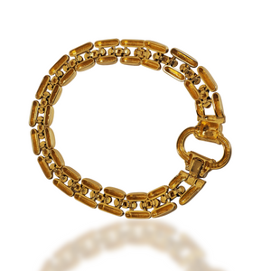 Panther Link Gold Plated Necklace