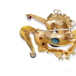 60s KJL Kenneth Jay Unicorn Jeweled Vintage Brooch