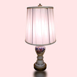 Bavaria Frosted Glass Table Lamp with Hues of Pink and Purple