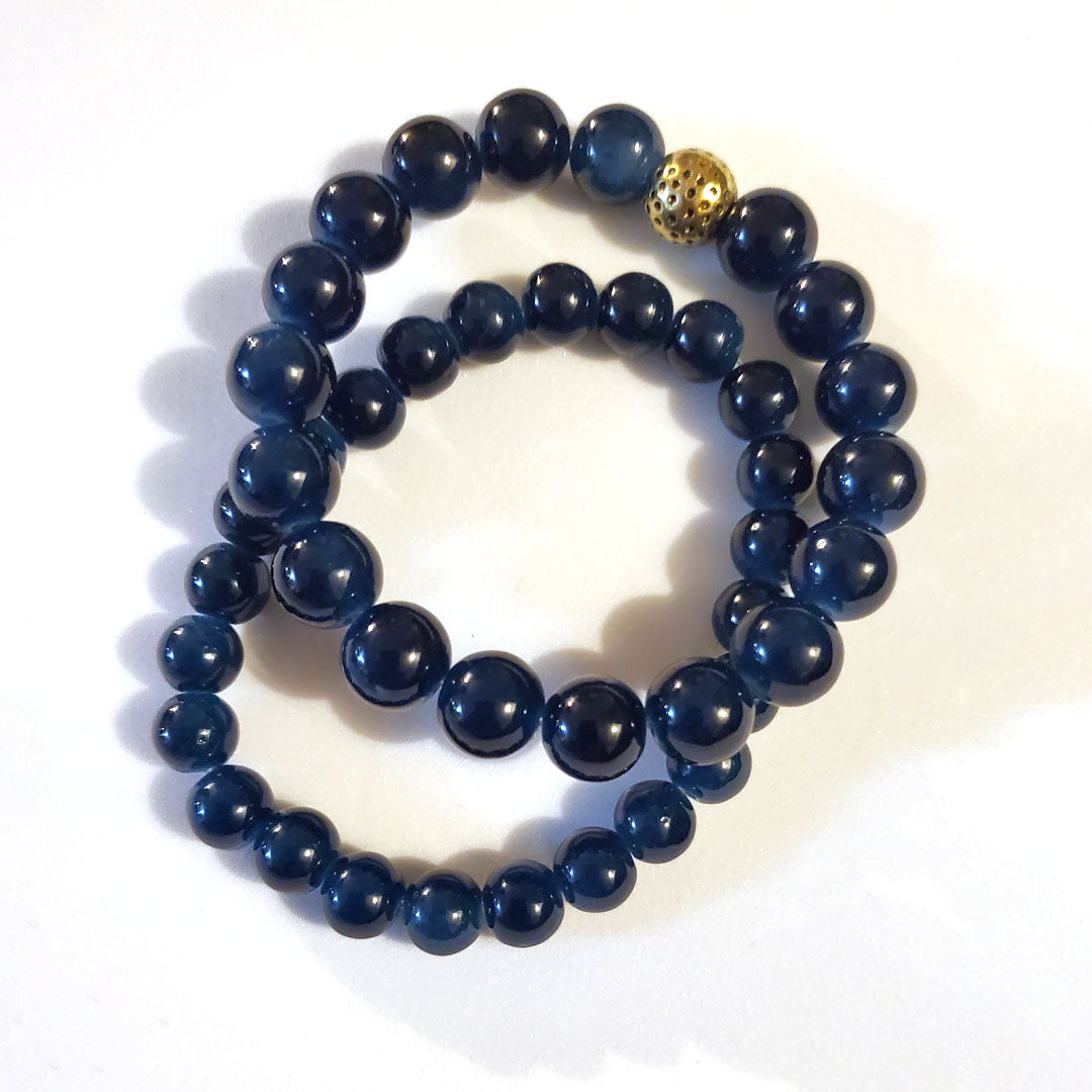 Blue Bead Bracelet