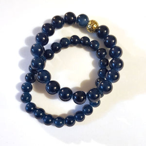 Blue Bead Bracelet