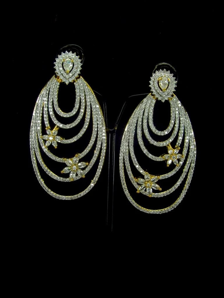 Flower Net Earrings - Shotzie's Way Store