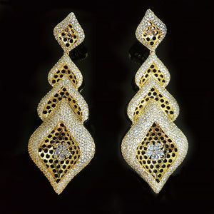 Diamond Club Drop Earrings
