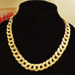 Vintage Monet 1980s Link Gold Chain