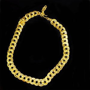 Vintage Monet 1980s Link Gold Chain