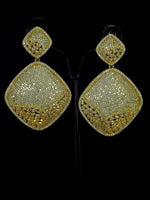 Choices Pyramid Gold Earrings - Shotzie's Way Store