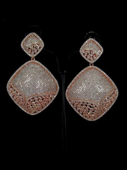 Choices Pyramid Gold Earrings - Shotzie's Way Store