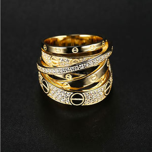 Twisted Love Ring