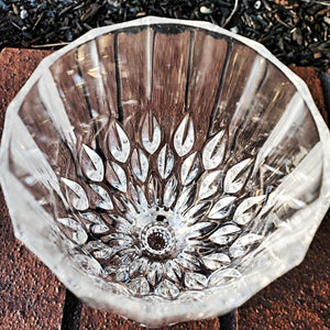 Gorgeous Cristal D' Arques Durand Garanti 4oz 8oz Crystal Wine Vintage Glasses Weighted Faceted Stemware