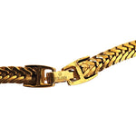 Gorgeous Foxtail Gold Plated Vintage Napier Necklace, Statement Gold Plated Vintage Necklace