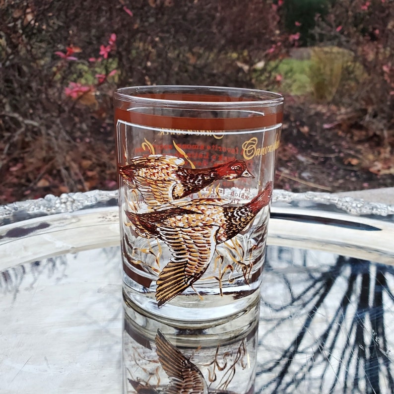 Set of 3 Canvasback By George Birard On The Rocks Low Whiskey Bourbon Glasses