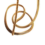 Gorgeous Foxtail Gold Plated Vintage Napier Necklace, Statement Gold Plated Vintage Necklace