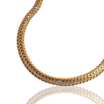 Gorgeous Foxtail Gold Plated Vintage Napier Necklace, Statement Gold Plated Vintage Necklace