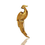 Monet Figural Bird of Paradise Pave Crystals Pin Brooch