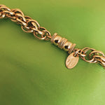 Ben Anum Graduated Rope Gold Plated Chain Vintage Necklace