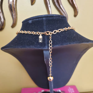 Beautiful Kate Spade Goldtone Floral Flower Necklace, Wedding Necklace