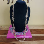 Gorgeous 38" MONET Chunky Open Link Station Gold Plated Necklace, Couture, Statement Jewelry