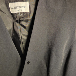 Albert Nipon Black Vintage 90s Vest, Suit Vest