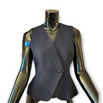 Albert Nipon Black Vintage 90s Vest, Suit Vest