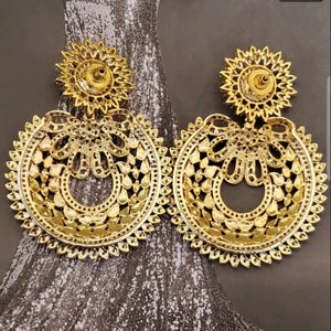 18K Faux Pearl White Yellow Gold Plated Baugette Pave Illusion Stones Dangling Drop Earrings, Wedding Earrings, Runway, Couture