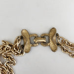 Coro Multi-strand Beaded Gold Tone Prince Dangle Earrings