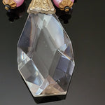 Statement Butterfly Deco Czech Multicolor Crystal Glass Stone Necklace