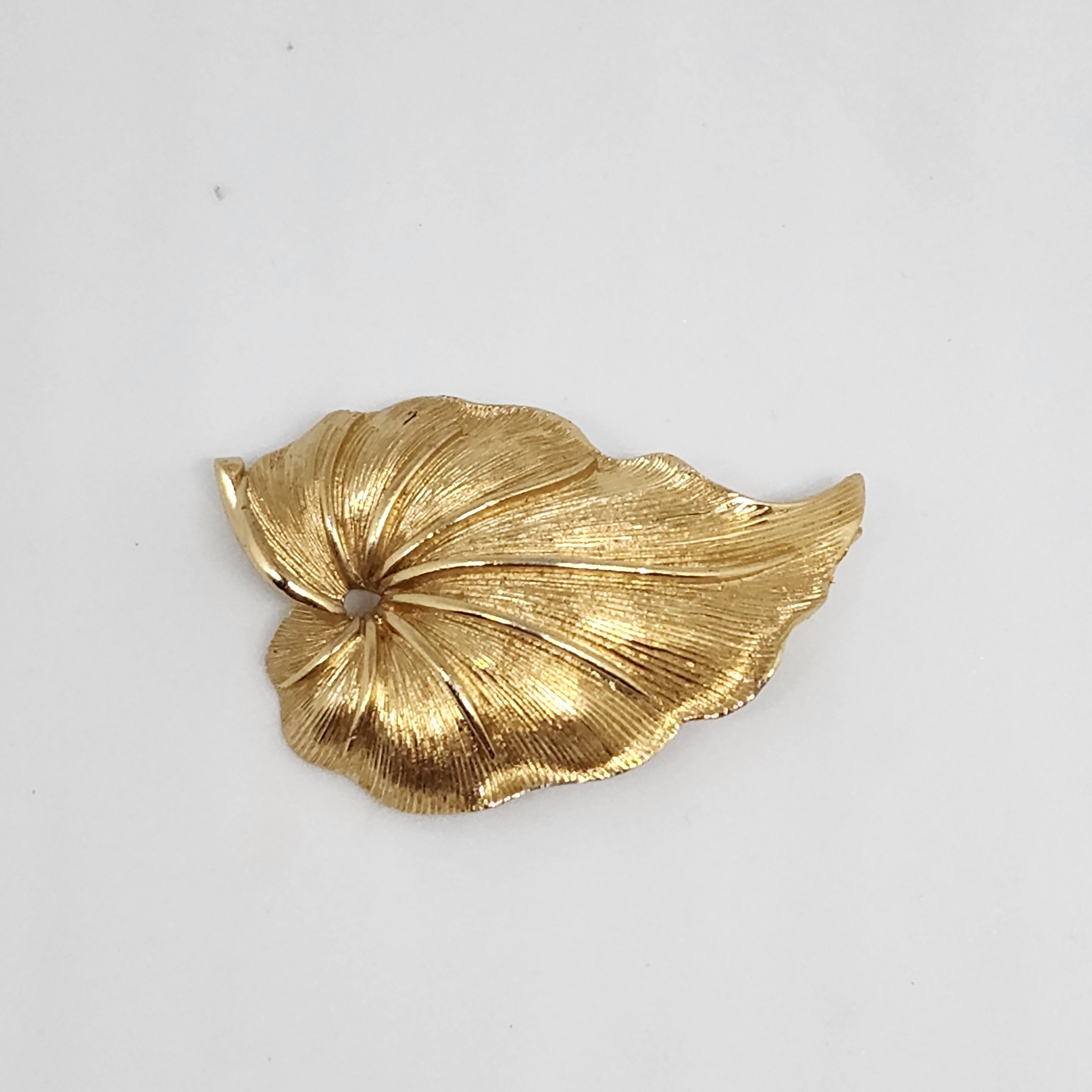 4 Monet Gold Plated Vintage Brooches