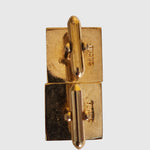 SWANK Jadeite Gold Plated Vintage Cufflinks