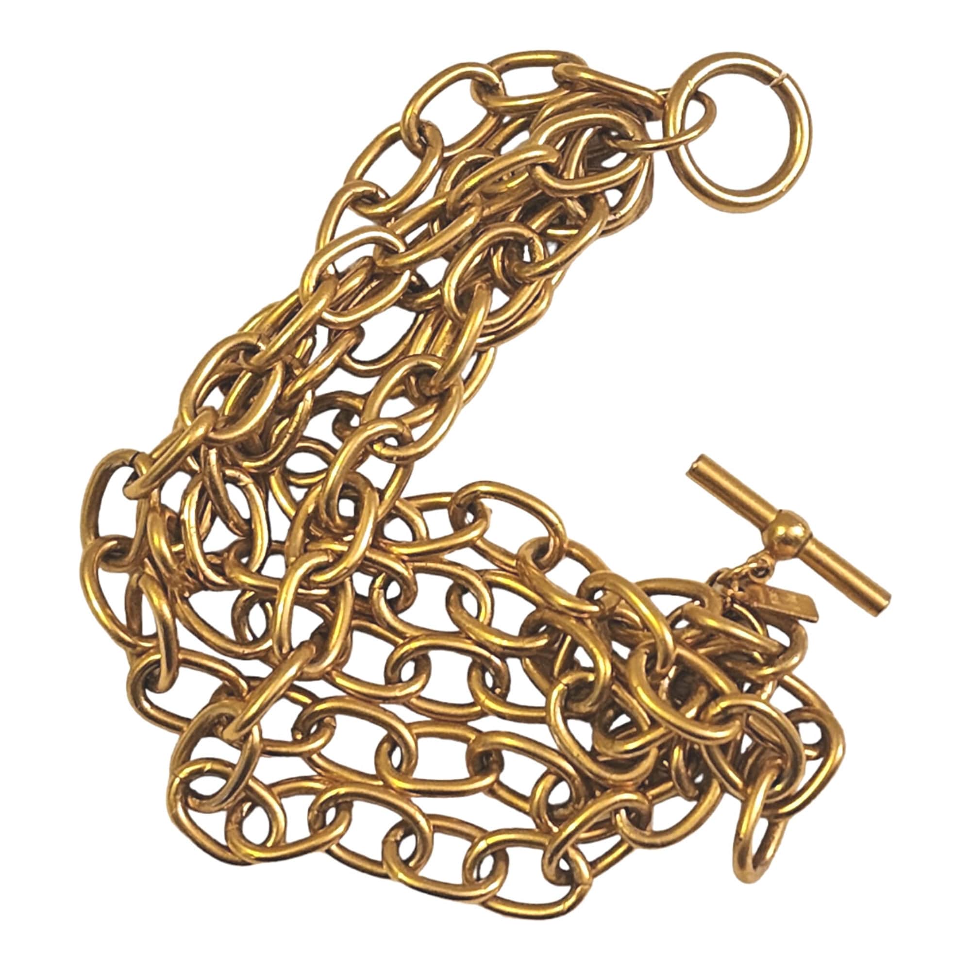 Beautiful ANNE KLEIN 5 Strand Gold Plated Bracelet