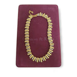JBK Gold Plated Swarovski Bracelet Necklace Set, Jackelyn Kennedy Camrose Cross Necklace Bracelet