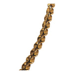 Beautiful Byzantine Gold Plated Bib Vintage Necklace, Designer Choker Necklace