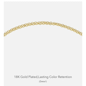 Conque Mother of Pearl and Gold Necklace