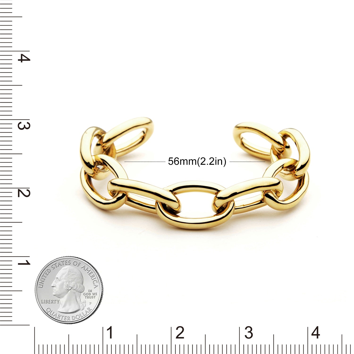 Link Cuff Bangle - Shotzie's Way Store